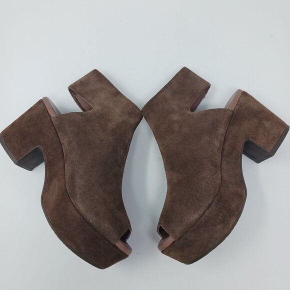 Chocolat Blu GABBY Brown Suede Platforms Size 6 - Picture 9 of 13